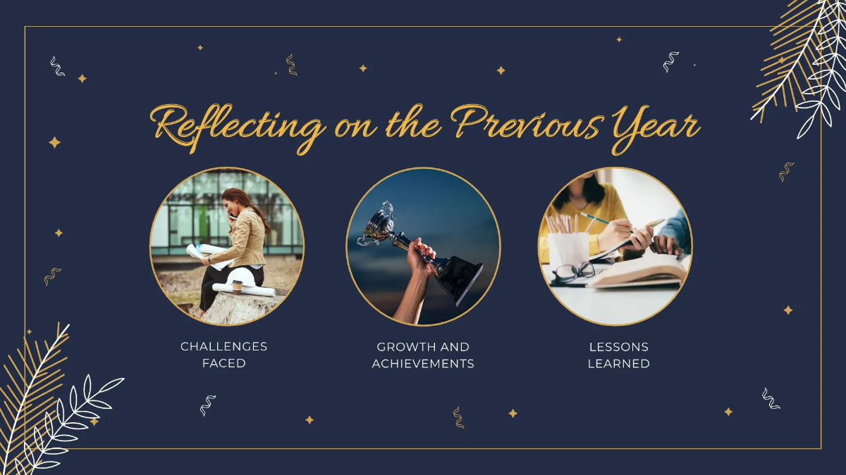 Free New Year Presentation Template to Edit Online