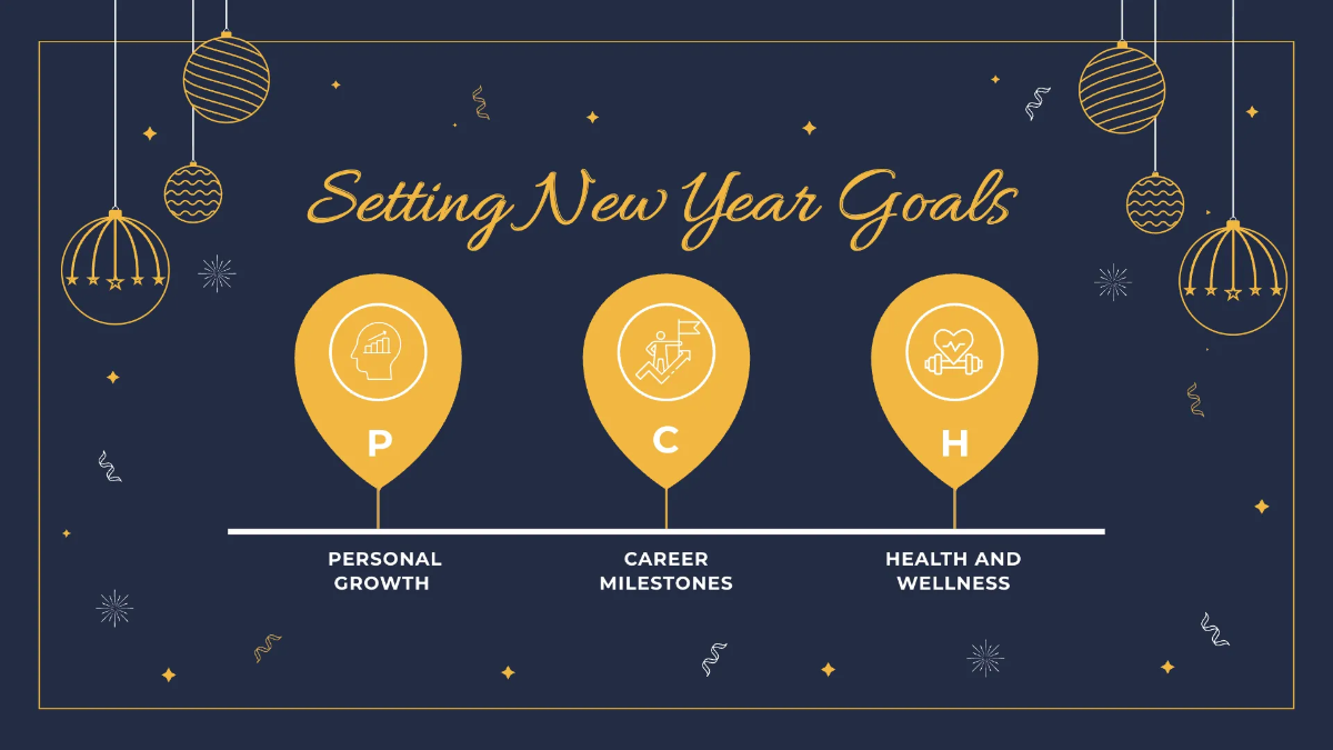 Free New Year Presentation Template to Edit Online