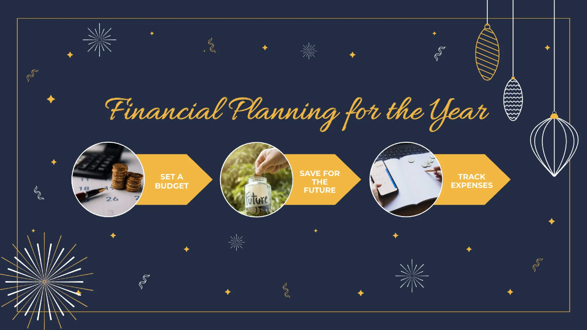 Free New Year Presentation Template to Edit Online