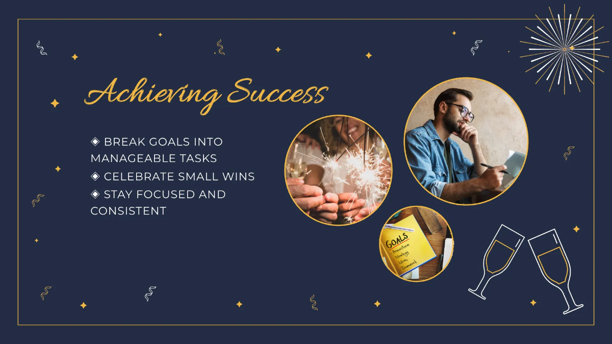 Free New Year Presentation Template to Edit Online