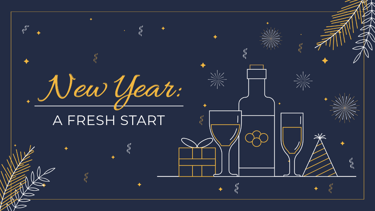 Free New Year Presentation Template