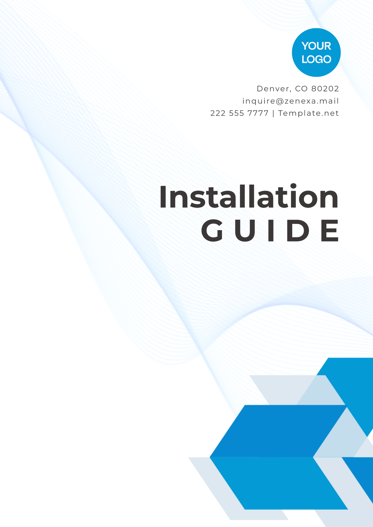 Installation Guide Template - Edit Online & Download