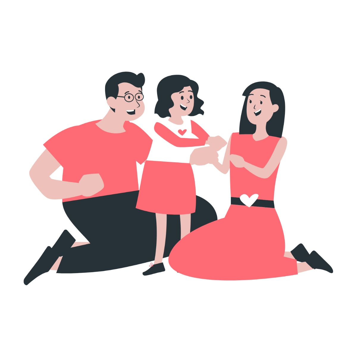 Happy Family Clipart