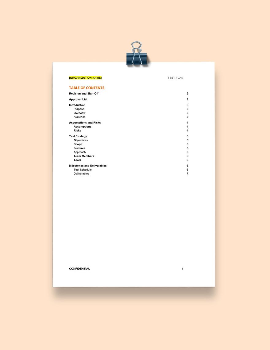 Test Script Template Download in Word, Google Docs, Apple Pages