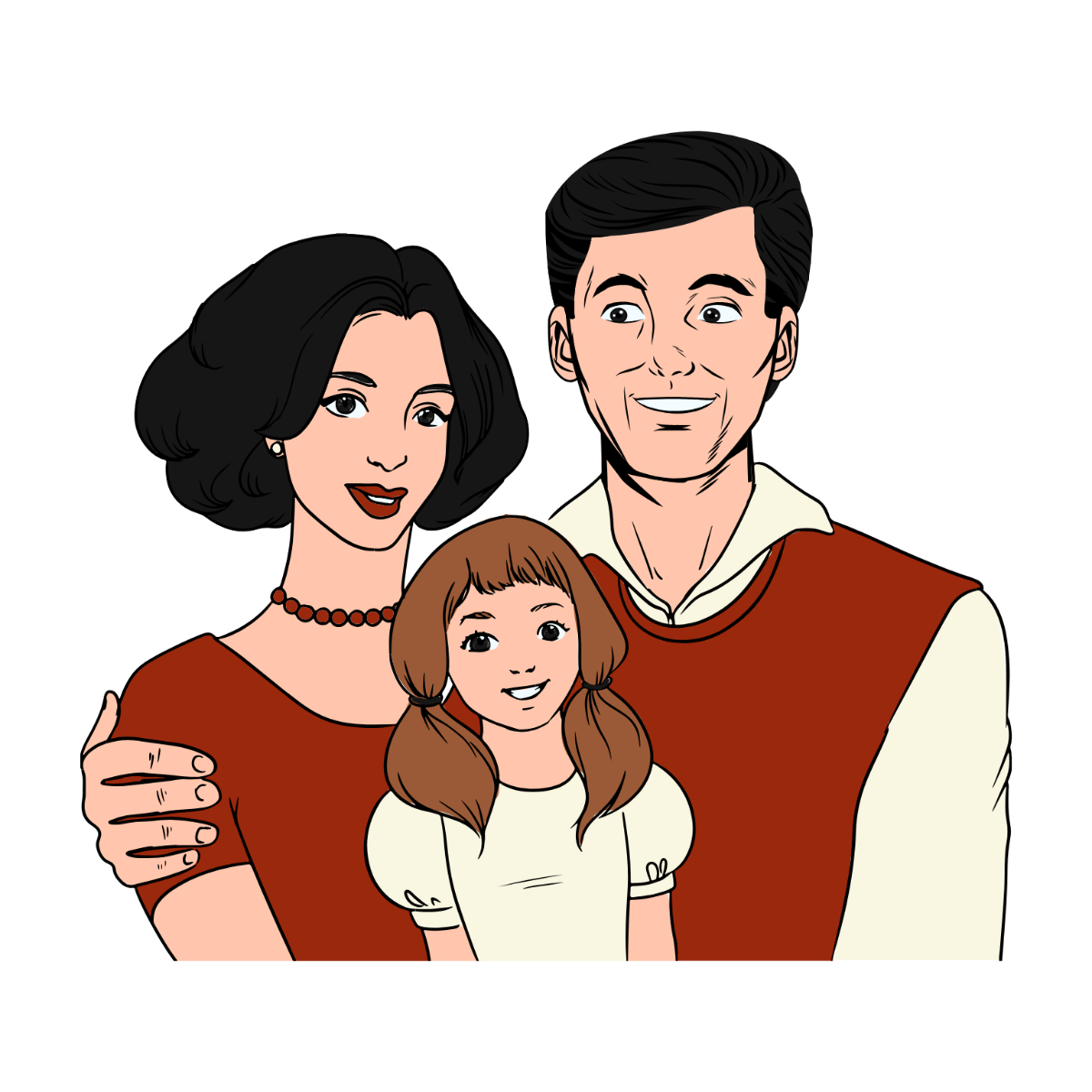 Free Vintage Family Clipart Template - Edit Online & Download