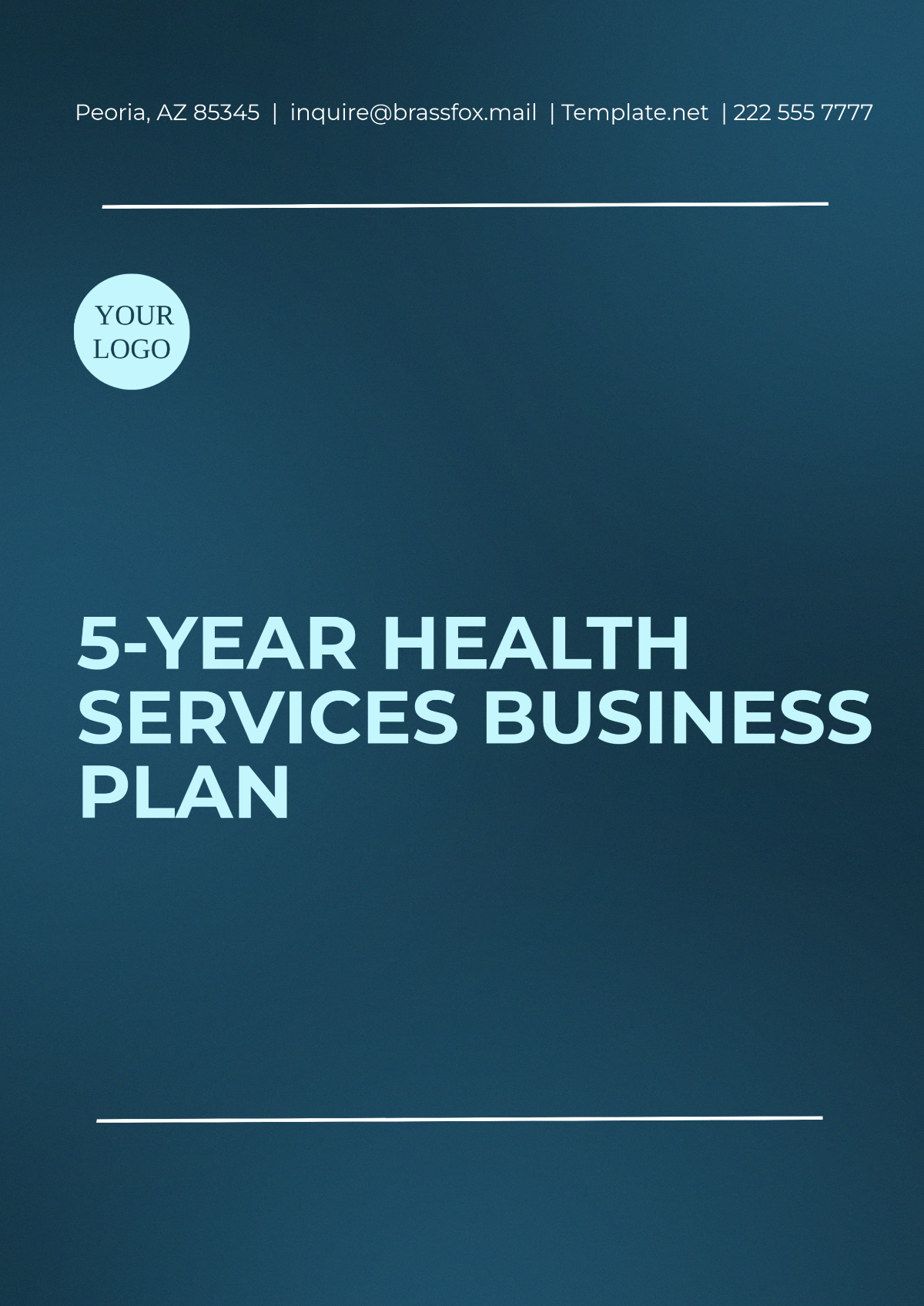 5-Year Health Services Business Plan Template - Edit Online & Download