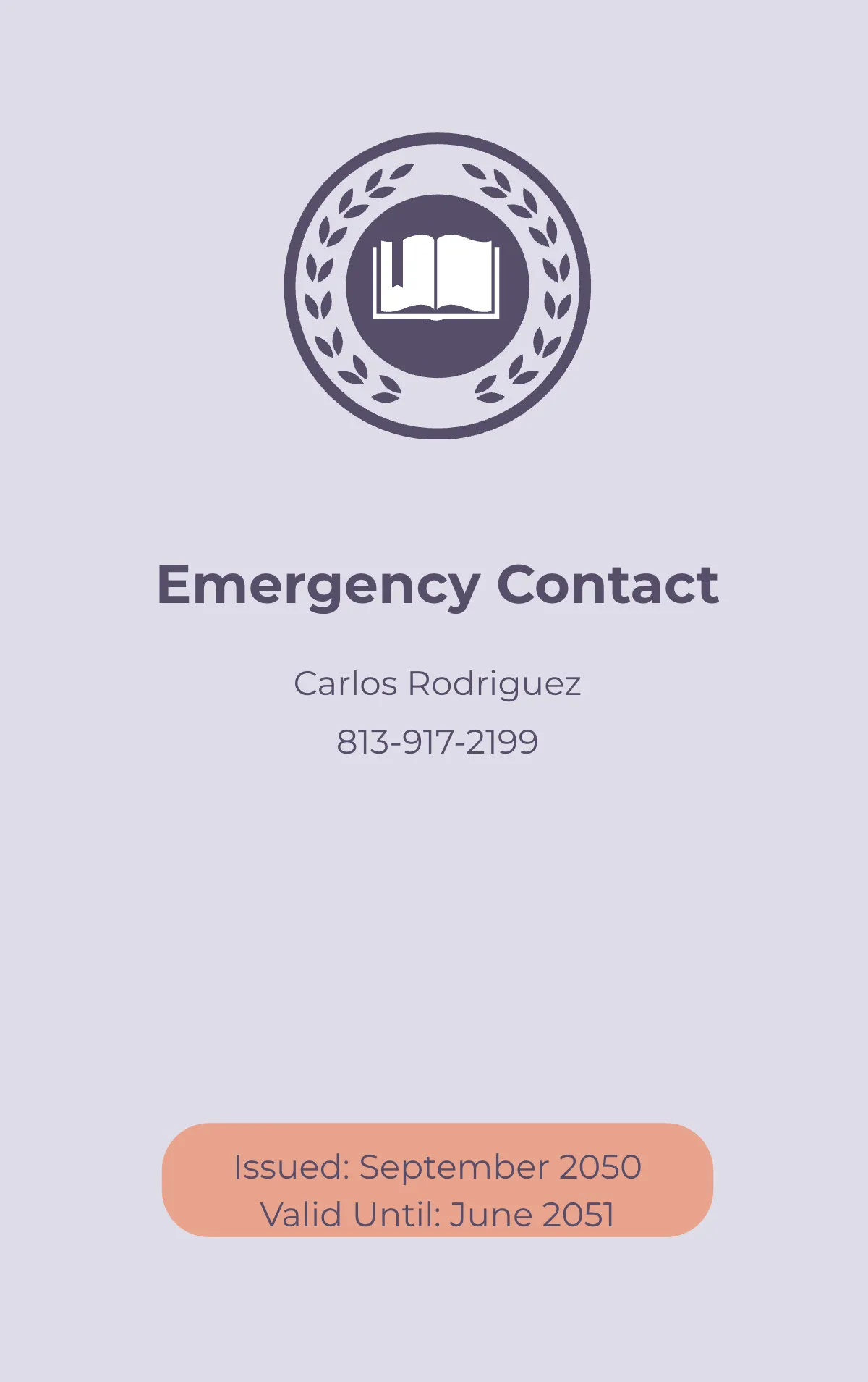 Free Front and Back Student ID Card Template to Edit Online