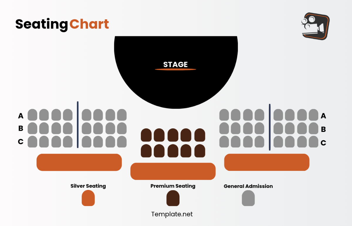 Free Entertainment Seating Chart Template