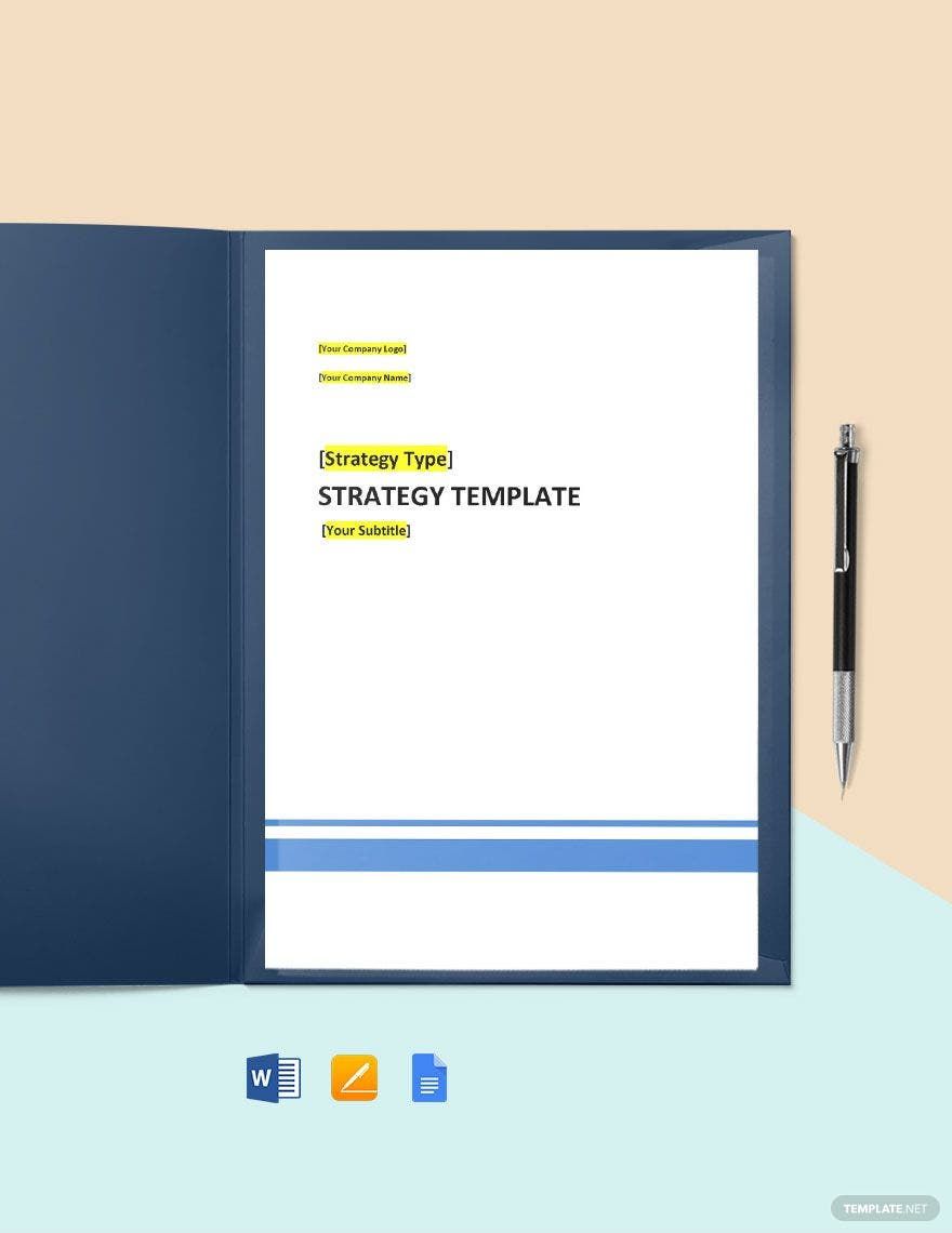 IT Service Strategy Template