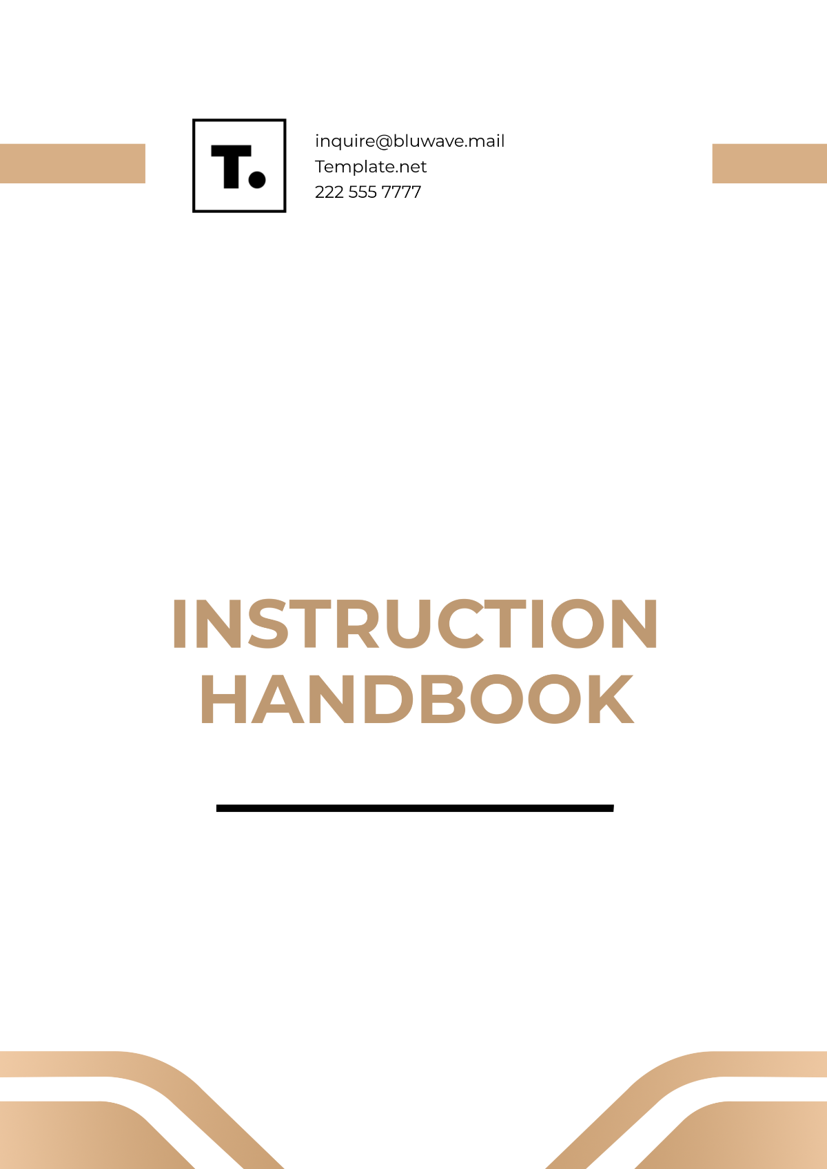 Instruction Handbook Template