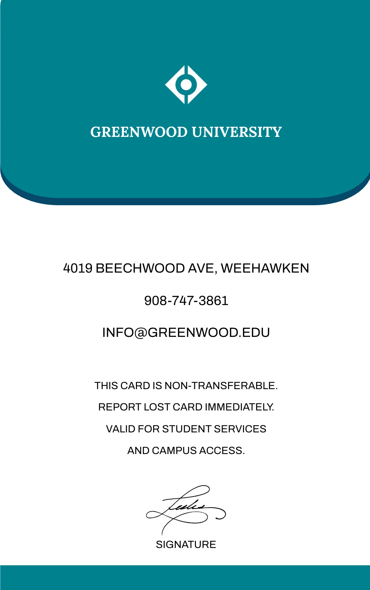 Free Student ID Card Design Template to Edit Online