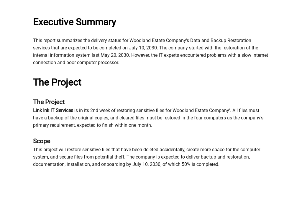 On time delivery excel template picture