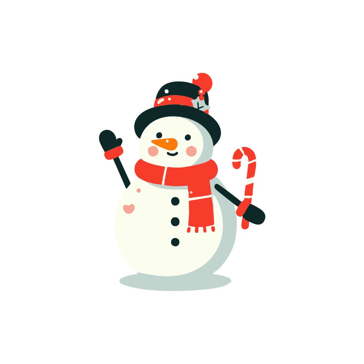 Christmas Snowman Clipart