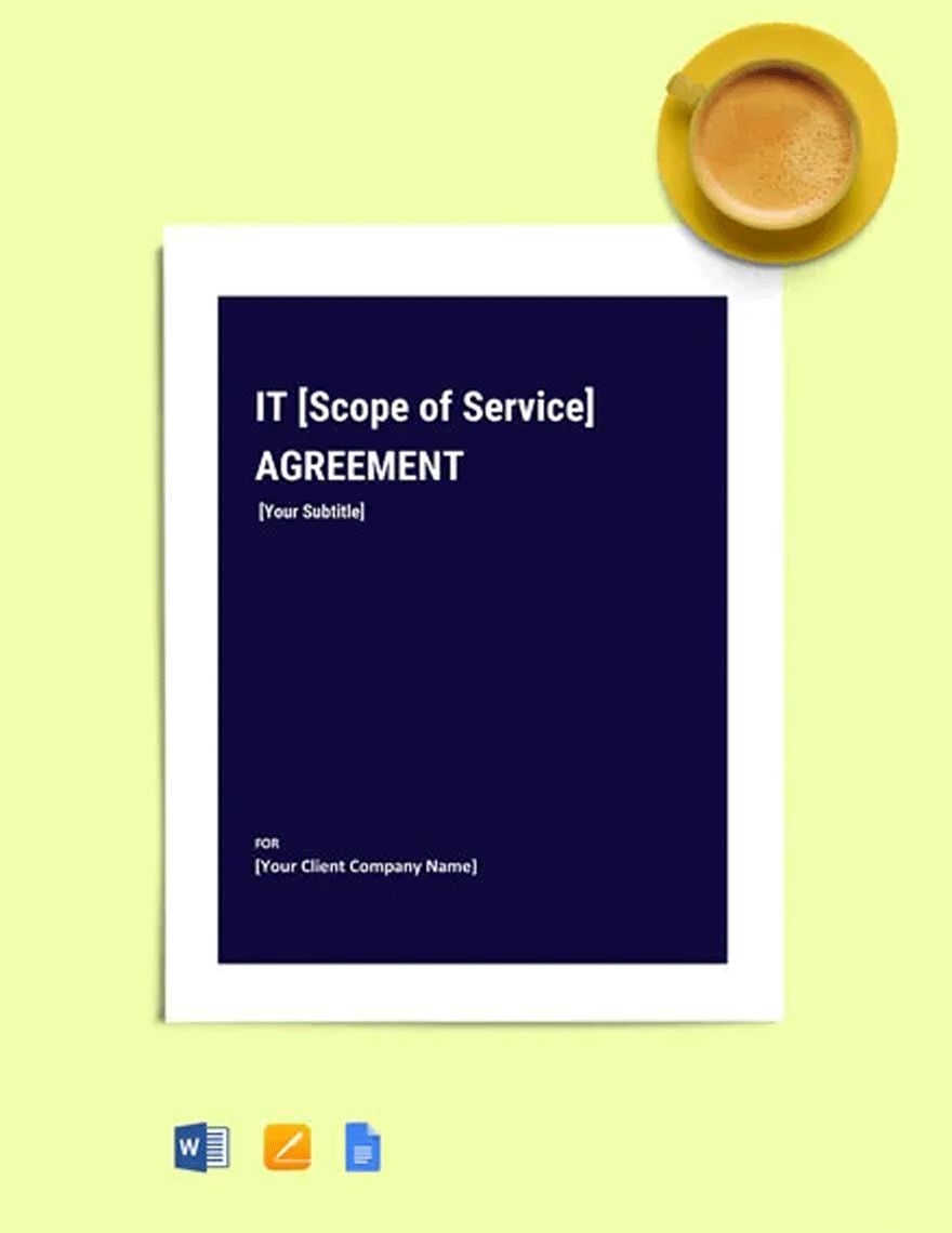 Operation Level Agreement Template in Word, Google Docs, Apple Pages