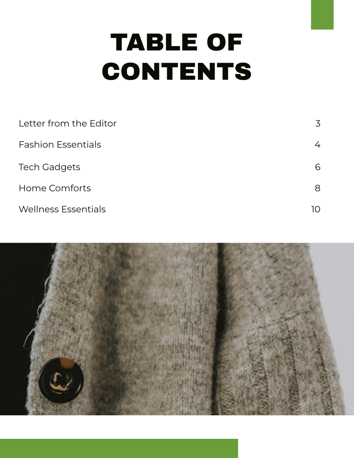 Free Online Store Product Catalog Template to Edit Online