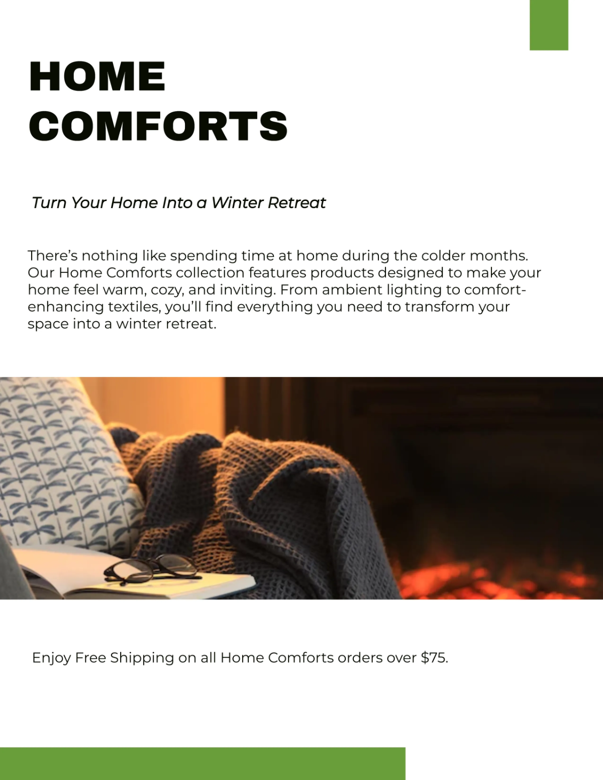 Free Online Store Product Catalog Template to Edit Online