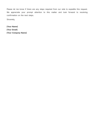 Free Purchase Request Letter for Software Template to Edit Online