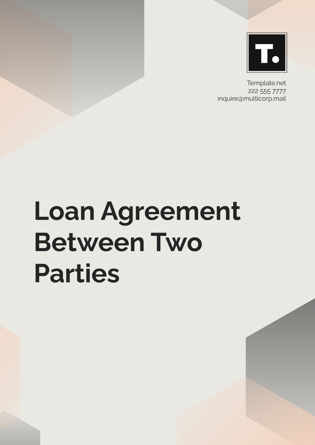 Loan Agreement Between Two Parties Template - Edit Online & Download