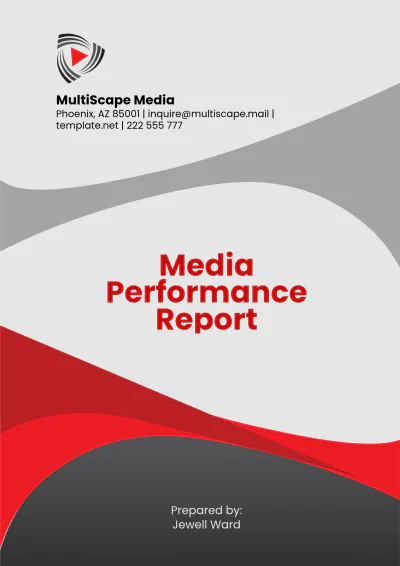 Free Media Performance Report Template to Edit Online