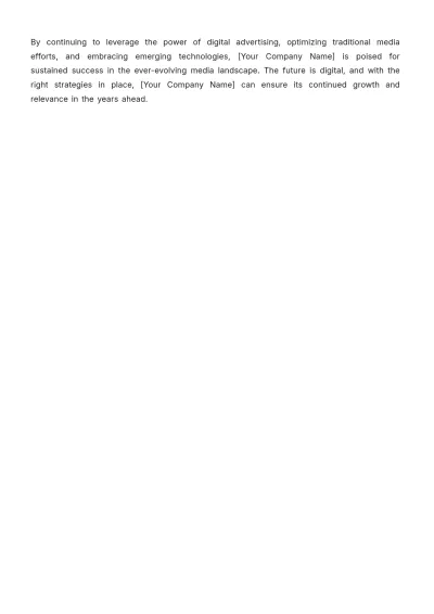 Free Media Performance Report Template to Edit Online
