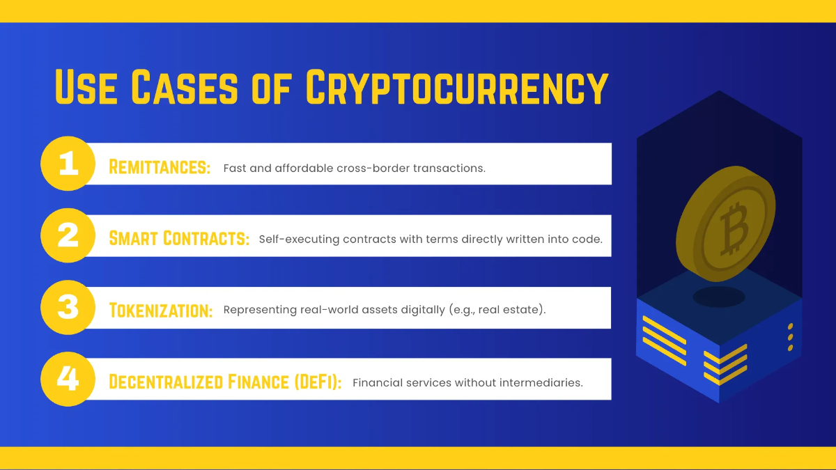 Free Cryptocurrency Presentation Template to Edit Online