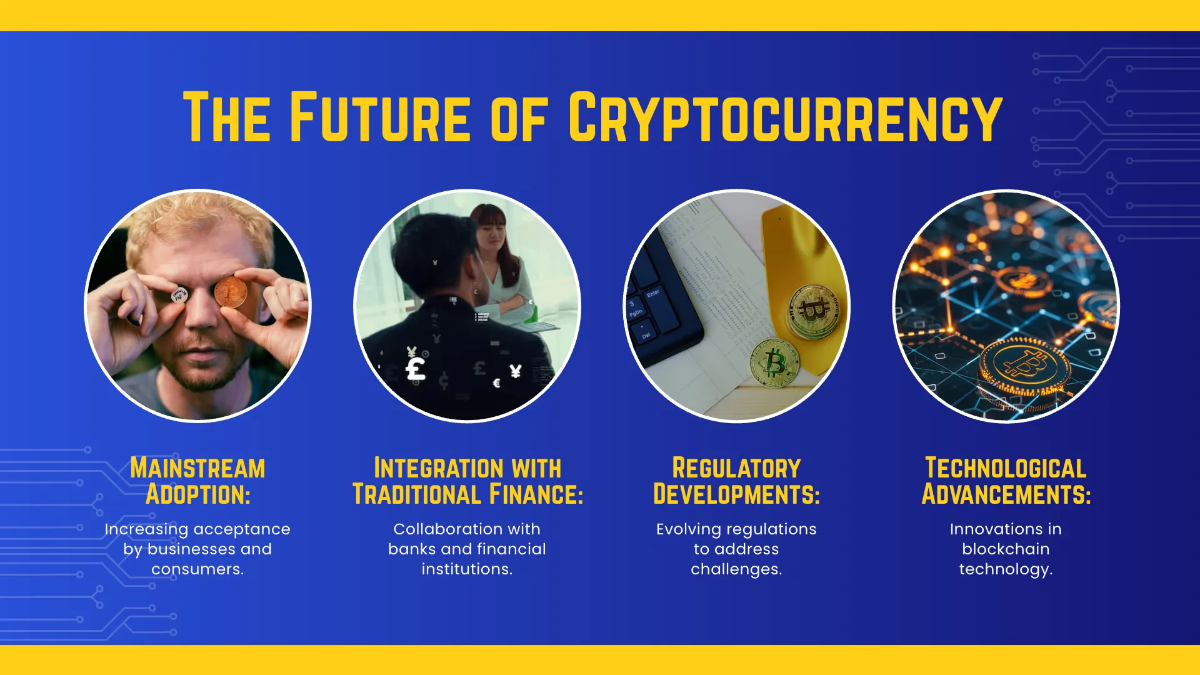 Free Cryptocurrency Presentation Template to Edit Online