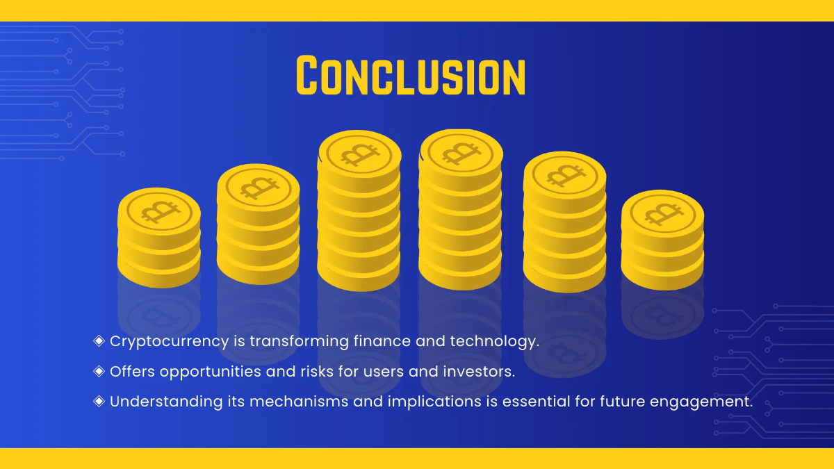 Free Cryptocurrency Presentation Template to Edit Online