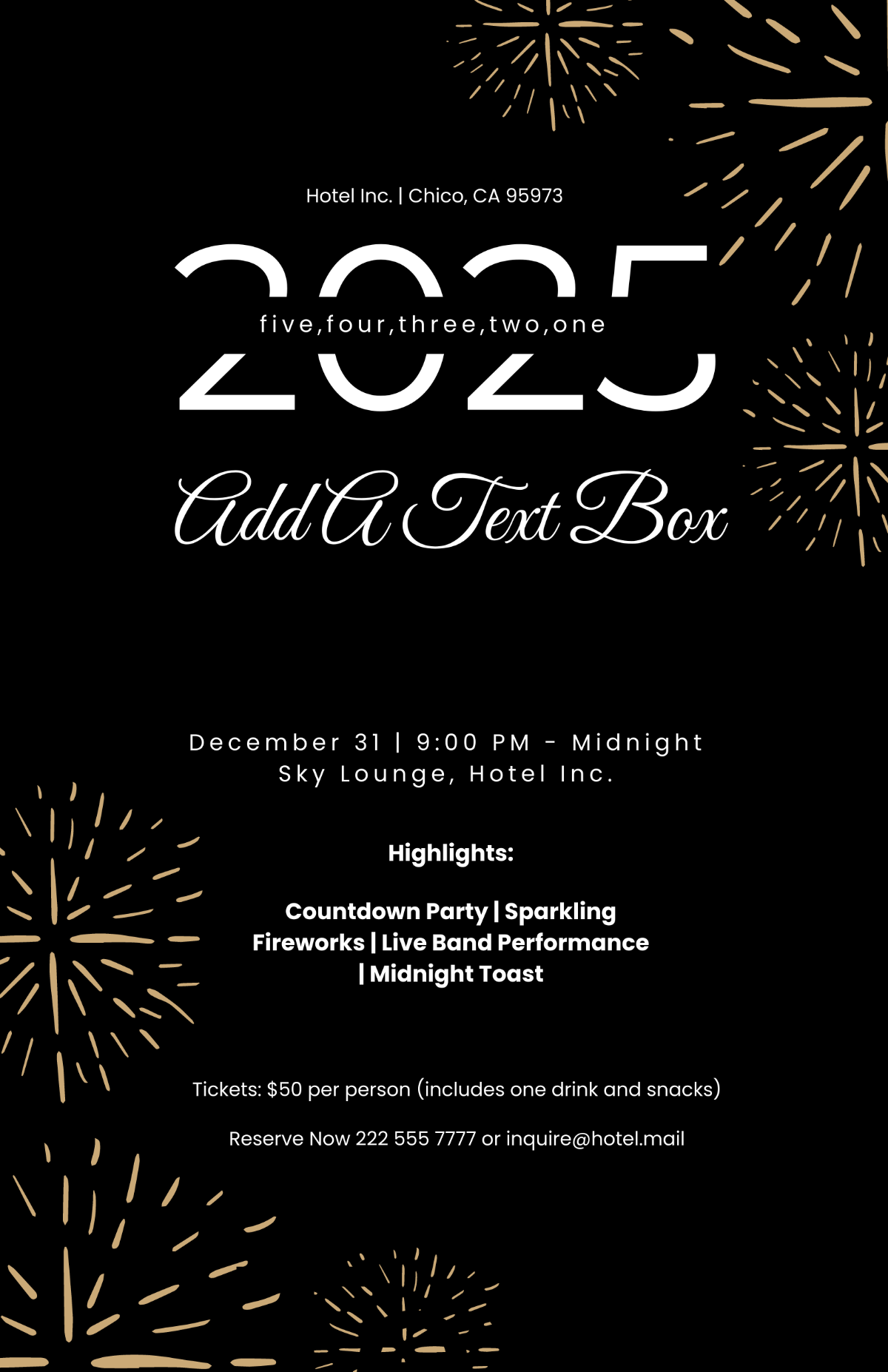 Free New Year Eve Party Template