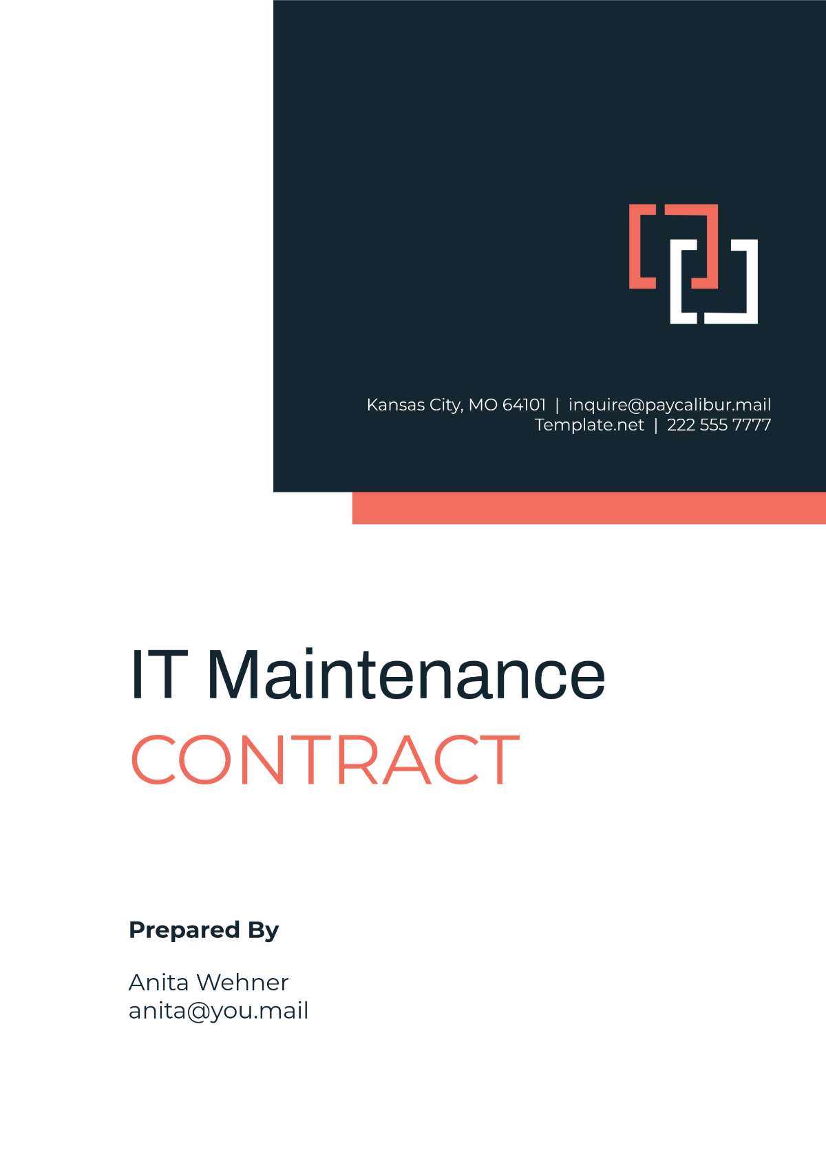 IT Maintenance Contract Template - Edit Online & Download