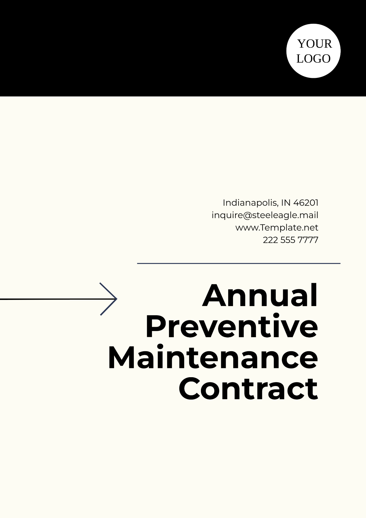 Annual Preventive Maintenance Contract Template