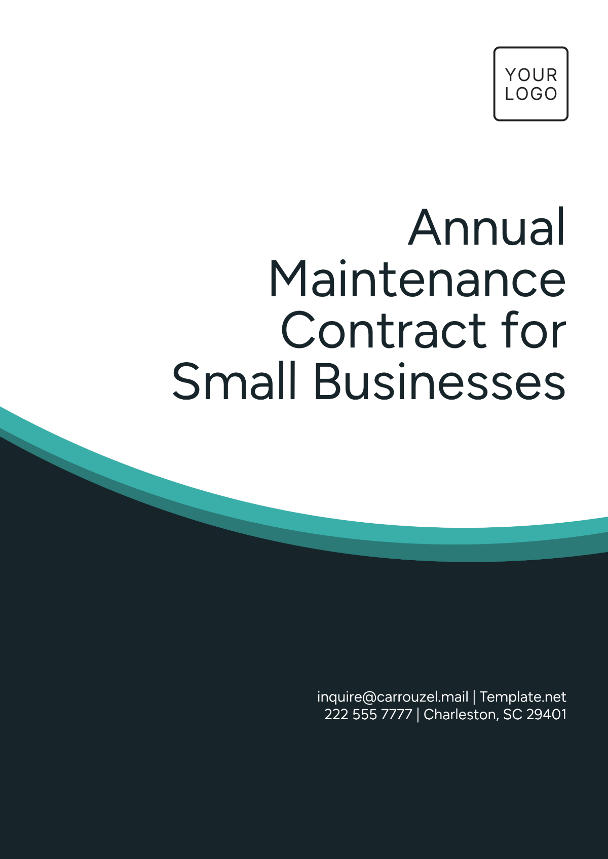 Annual Maintenance Contract for Small Businesses Template