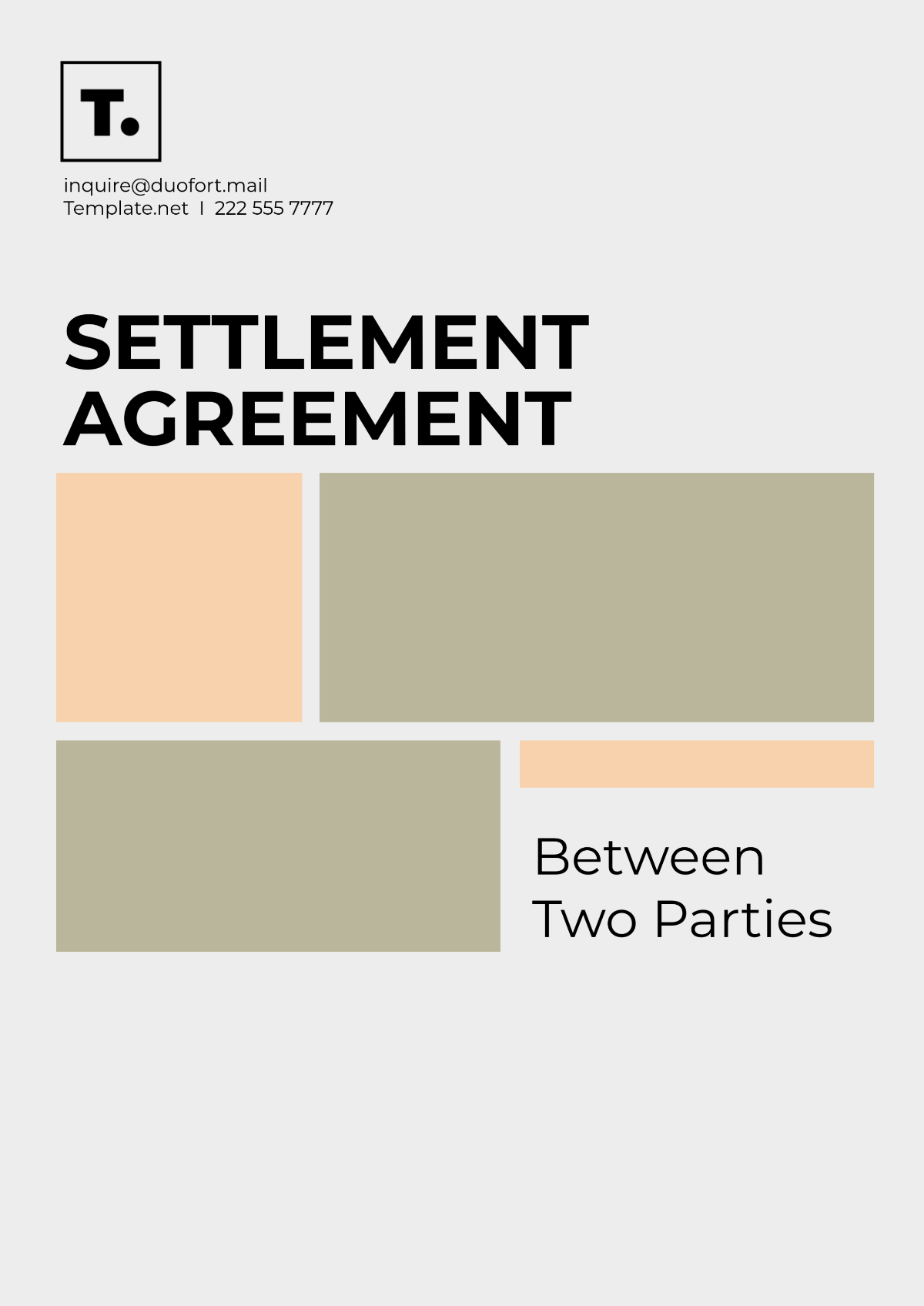 Settlement Agreement Between Two Parties Template - Edit Online & Download