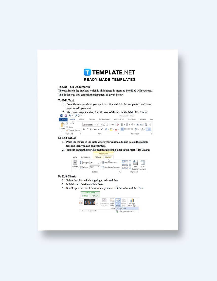 Free Software Interface Requirements Template Design