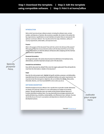 Free Software Interface Requirements Template - Google Docs, Word ...