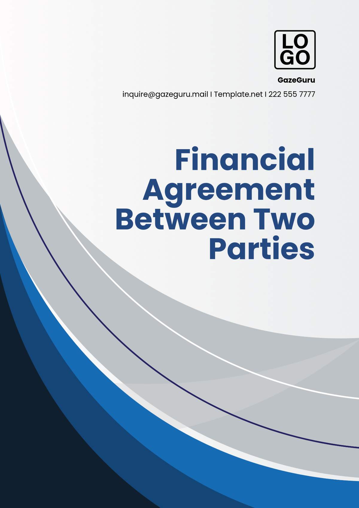 Financial Agreement Between Two Parties Template - Edit Online & Download