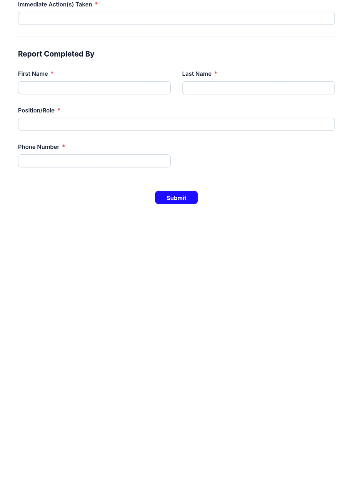 Free Sports Accident Report Form Template & AI Maker Free Sports Accident Report Form Template & AI Maker