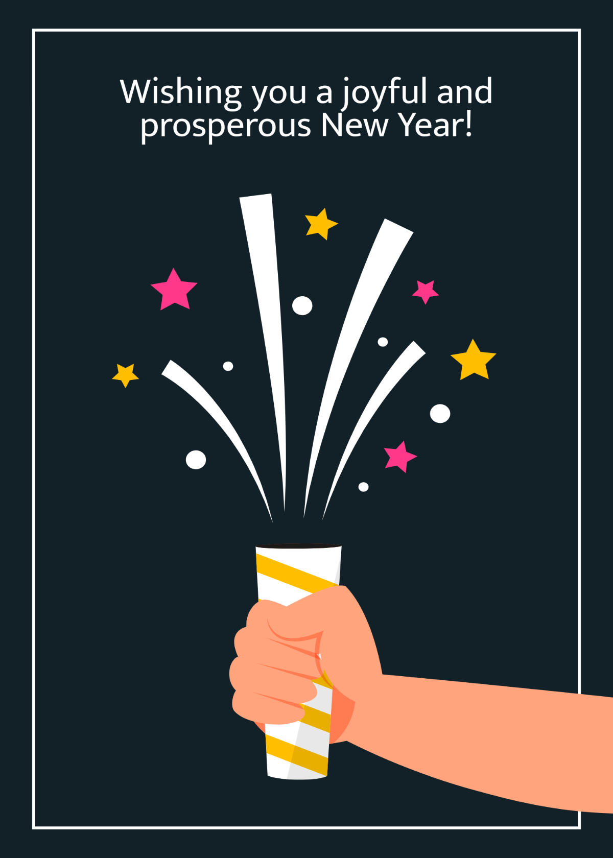 Free Happy New Year Greeting Template