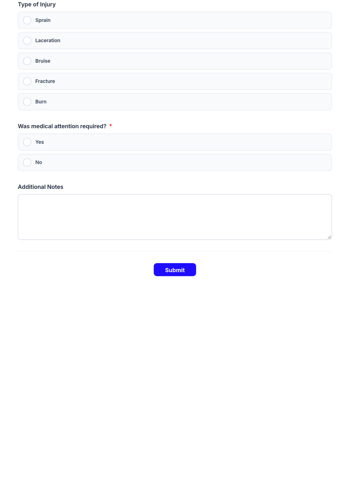 Free Workplace Accident Report Template & AI Maker Free Workplace Accident Report Template & AI Maker