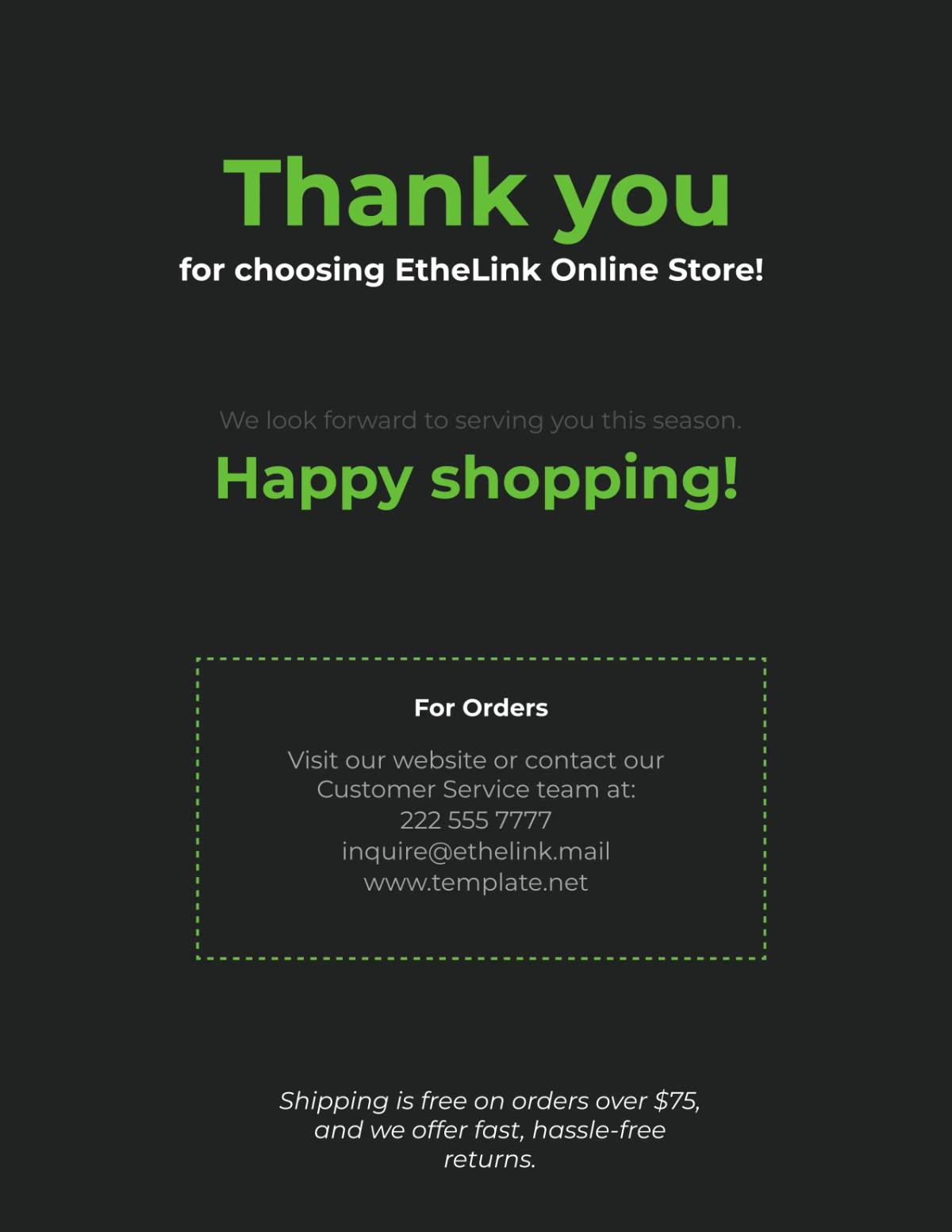 Free Online Store Digital Catalog Template to Edit Online