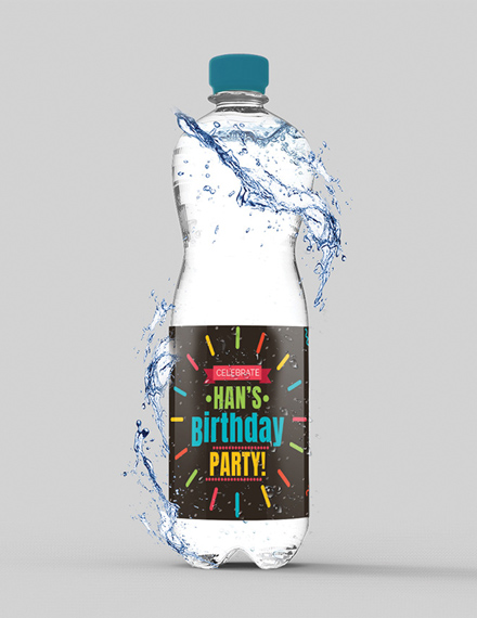 FREE Water Bottle Paint Label Template Download 121 Labels In PSD 