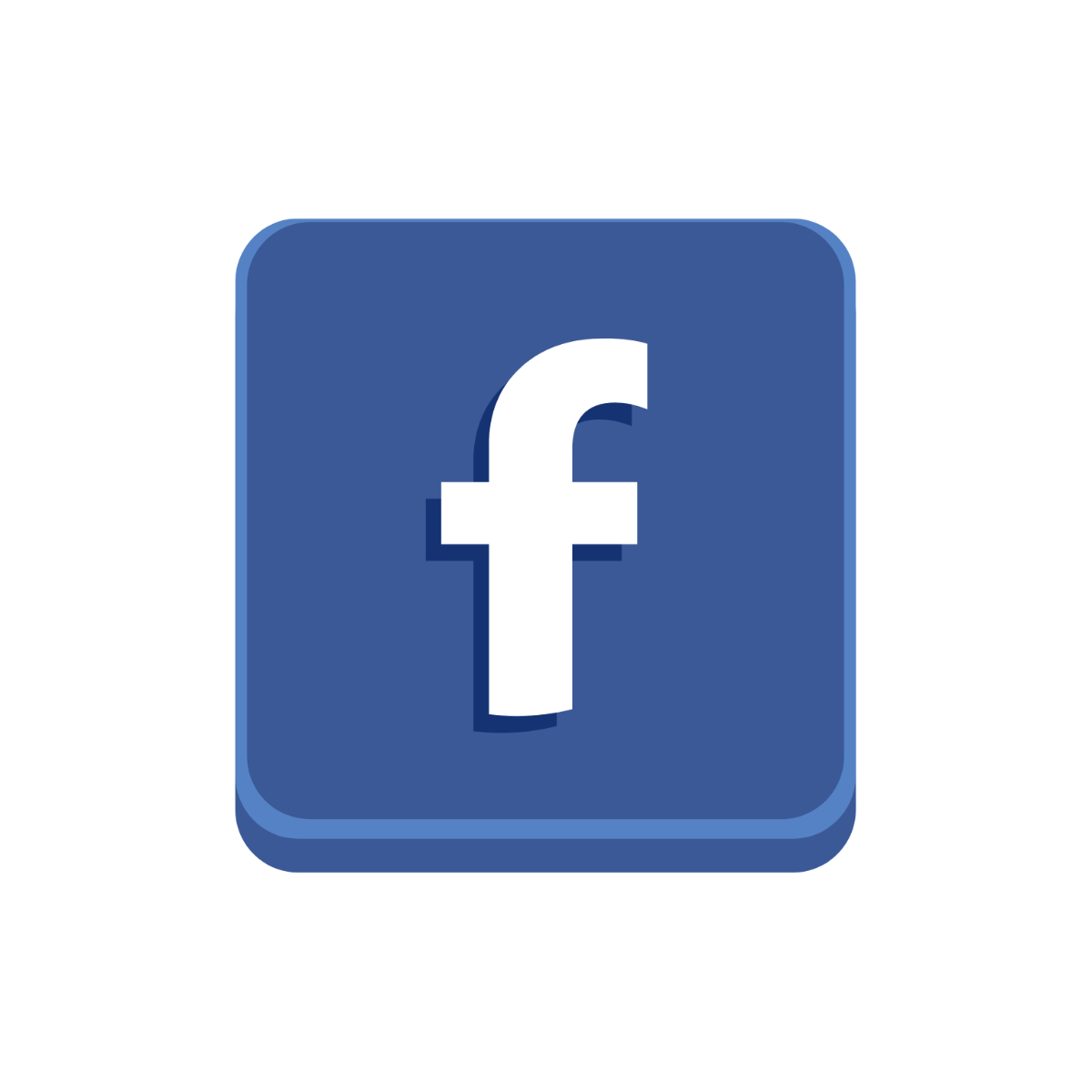 Free 3D Facebook  Clipart Template