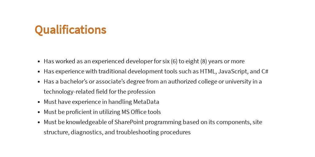 Free Sharepoint Developer Job Ad/Description Template 5.jpe
