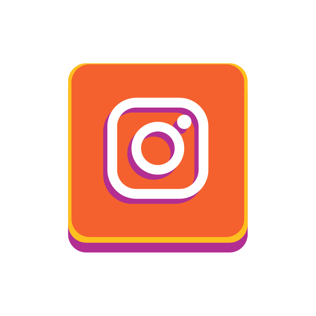 Free 3D Instagram Clipart Template - Edit Online & Download