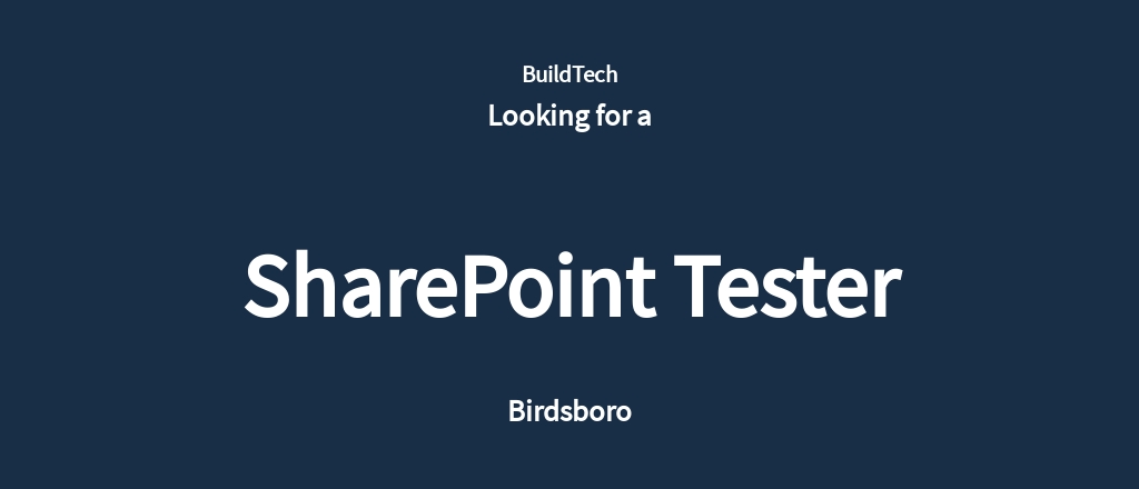 Free Sharepoint Tester Job Ad/Description Template.jpe