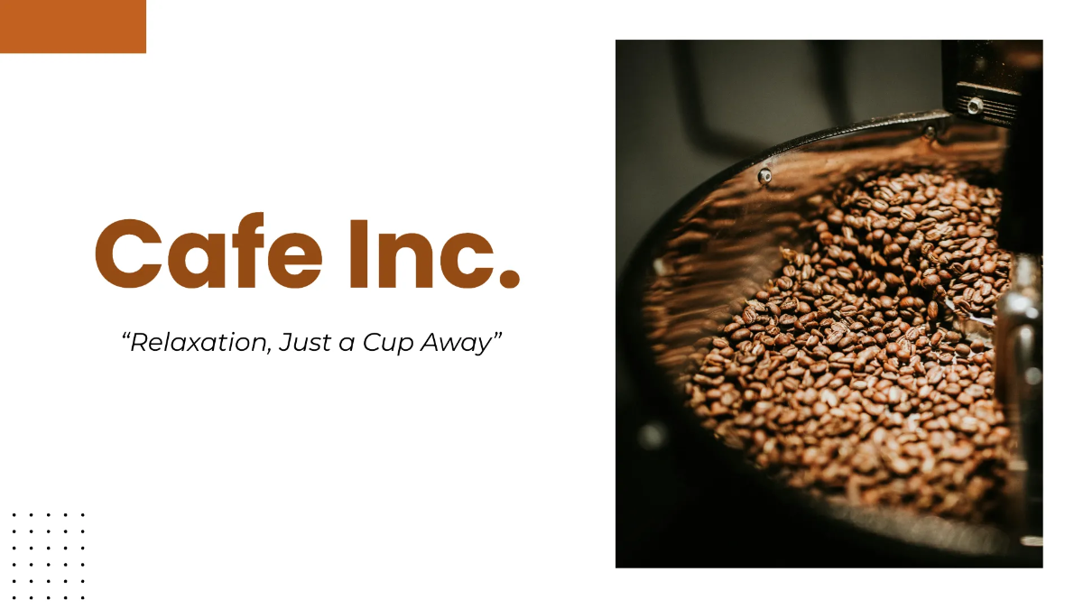 Free Cafe Presentation Template to Edit Online