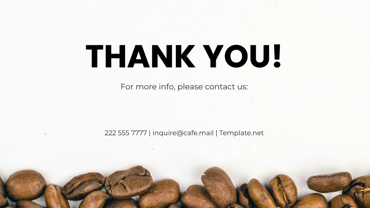 Free Cafe Presentation Template to Edit Online