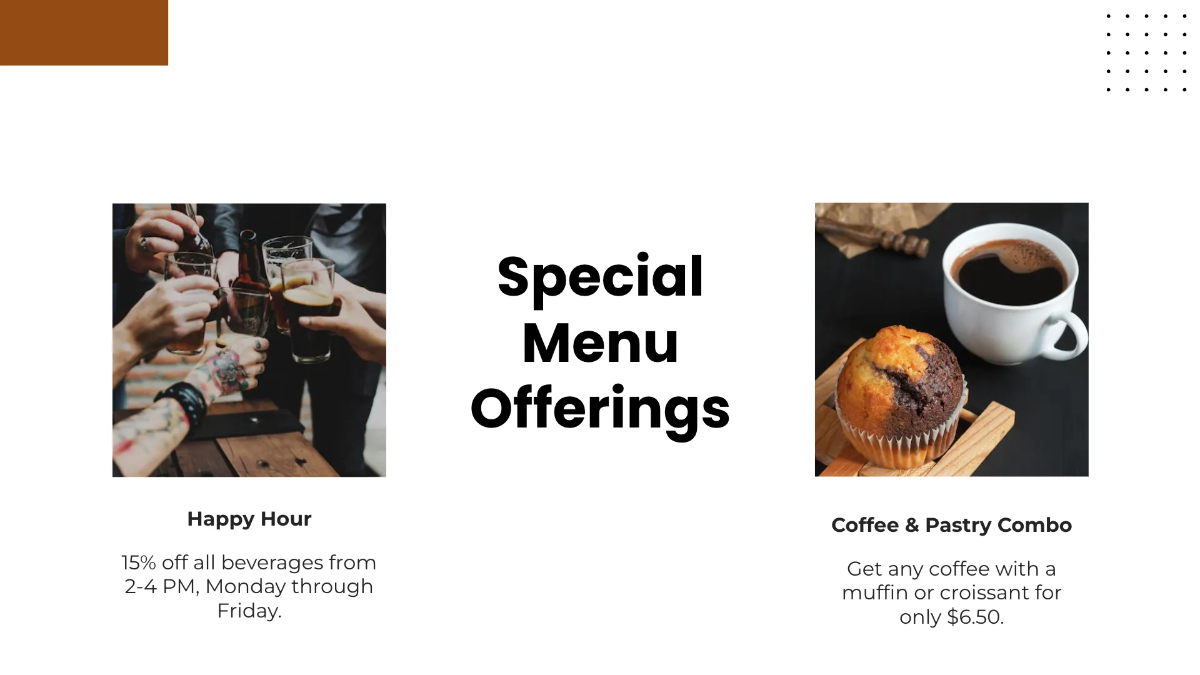 Free Cafe Presentation Template to Edit Online