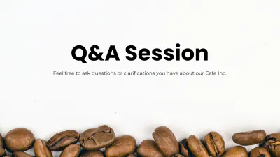Free Cafe Presentation Template to Edit Online