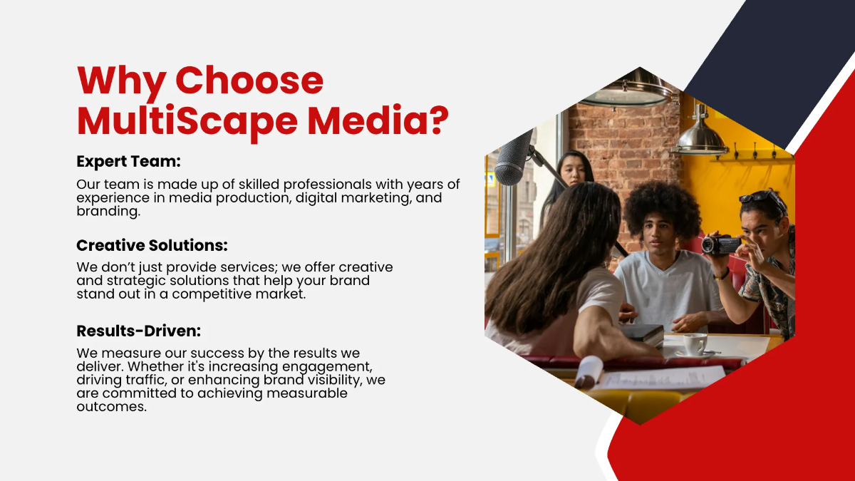 Free Media Presentation Template to Edit Online