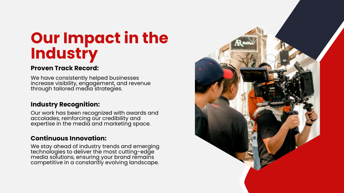 Free Media Presentation Template to Edit Online